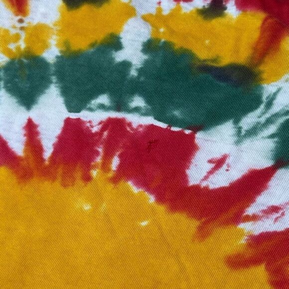 Vintage 80s Grateful Dead Steal Your Face Tie Dye Liquid Blue Single Stitch Shir - Picture 11 of 12